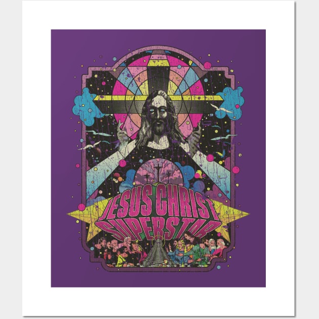 Psychedelic Jesus Christ Superstar 1971 Wall Art by JCD666